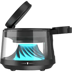 Бездротовий зарядний пристрій WiWU Wi-W039 Flow 5in1 with Speaker & Night Light 15W Black [154860] - мініатюра 5