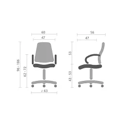 Офісне крісло Аклас Арніс Memory Foam TILT Чорний (OS-3000 Black LVB-308 Black) (00143989) - мініатюра 12