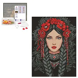 Картина AMO Незламна українка 30x40 см (AMO8217)