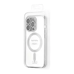 Чохол Ductil Metallic Edge with MagSafe (Protected Camera & Lens) iPhone 14 Pro Silver - мініатюра 2