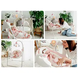 Крісло-гойдалка Lionelo Robin Pink - мініатюра 5