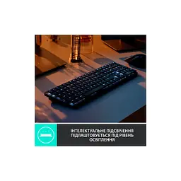 Клавіатура Logitech MX Mechanical Wireless Illuminated Performance Graphite (920-010757) - мініатюра 4
