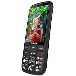 Телефон Sigma mobile Comfort 50 Optima акумулятор 2500mAh TYPE-C чорний - мініатюра 4
