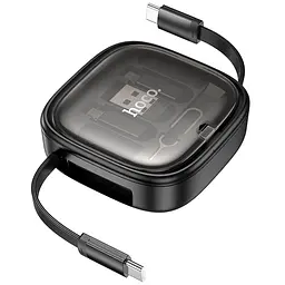 Дата кабель Hoco U140 with cable set 5in1 60W (0.95m) Black - мініатюра 2