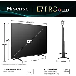 Телевизор Hisense 55E7Q Pro 55` QLED 4K (20015822) EU [150952] - миниатюра 8