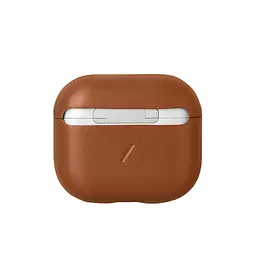 Чохол Native Union Leather Case Tan для AirPods 3rd Gen коричневий (APCSE-LTHR-BRN-V2) - мініатюра 3