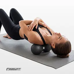 Масажний м'ячик подвійний EasyFit EPP 23х12 см - мініатюра 2