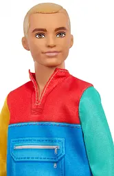 Лялька Barbie Кен Модник у світшоті в стилі печворк (GRB88) - мініатюра 4