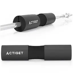Накладка (бампер) на гриф Actiget Barbell Pad ACT0056 Black - мініатюра 2