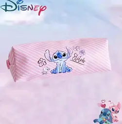 Пенал косметичка шкільний рожевий Stitch Стіч  - мініатюра 2