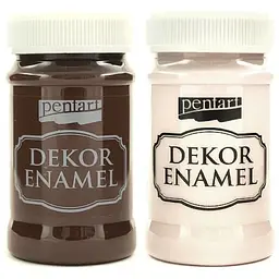 Акрилові фарби Pentart Dekor Enamel глянцева, Біла, 100 мл (5997412795677)