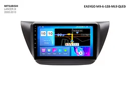 Штатна автомагнітола EasyGo M9-6-128-ML9 QLED Mitsubishi Lancer