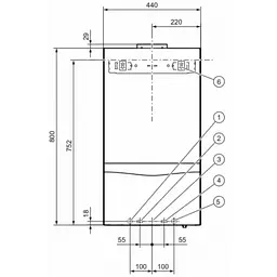 Газовий котел Vaillant atmoTEC pro VUW 240/5-3 - мініатюра 8