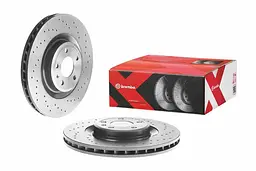 Диск гальмівний передній вентильований Audi Q5, A5, A4 B8 07-19р Brembo (09.B039.1X)