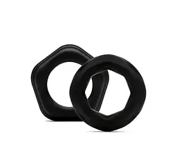 Ерекційне кільце So Divine Men Classic Joy Ring 2 шт (чорний) - мініатюра 4