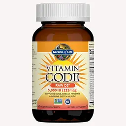 Вітаміни та мінерали Garden of Life Vitamin Code Raw Vitamin D3 125 мкг 60 вегакапсул - мініатюра 2
