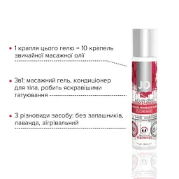 Разогревающий массажный гель и смазка 2-в-1 System JO All-in-one Massage Glide - Warming (30 мл) - мініатюра 3