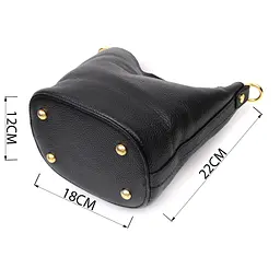 Шкіряна сумка з автономною косметичкою всередині Vintage 22х18х12 см sum0029058 - мініатюра 5