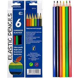 Олівець 6 кольорів CR755-6 Luminoso elastico "С"