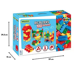 Конструктор Wader Big Blocks 100 ел. (41593) - мініатюра 4