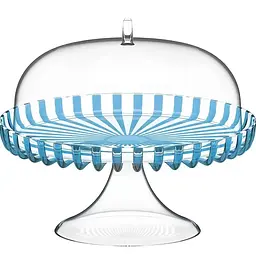 Тортівниця Guzzini Dolcevita 31 см бірюзова (12580048)
