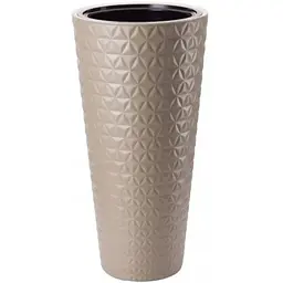 Горщик для квітів Form-Plastic Diamant слім-30 25 л бежевий (2930-002)