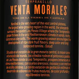 Вино Venta Morales Venta, червоне, сухе, 0,75 л - мініатюра 3
