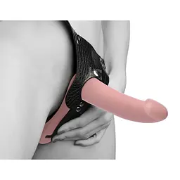 Подвійний страпон Strap U Plena II Double Penetration Adjustable Strap on, 17,8 см - мініатюра 5