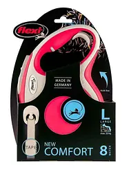 Повідець-рулетка Flexi New Comfort Long L для собак великих порід довга стрічка 8 м до 50 кг - мініатюра 2