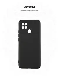 Чехол ArmorStandart ICON для Xiaomi Poco C40 Camera cover Black (ARM62672) - мініатюра 3