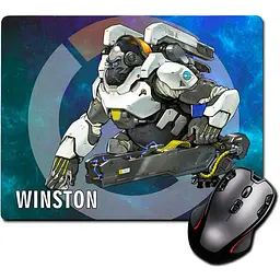 Ігрова поверхня Nextprint Вінстон Овервотч Winston Overwatch 220 х 180 мм (2552)