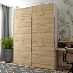 Шафа-купе Doros G-Caiser Білий / Дуб Евок 2 ДСП / 3 частини 180х60х240 (42005020) - мініатюра 5