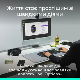Миша Logitech POP with emoji Offwhite (L910-007411) (7031691) - мініатюра 3