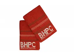 Набір рушників Beverly Hills Polo Club - 355BHP1450 Botanik Brick Red 70x140 - мініатюра 3