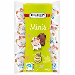 Шоколадні фігурки Riegelein Minis Баранці 100 г