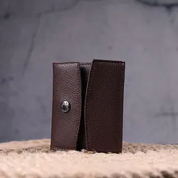 Жіночий компактний гаманець з натуральної шкіри KARYA 21341 коричневий - мініатюра 9