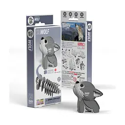 Пазл Eugy 3D Зоопарк Вовк (XEG-040) - мініатюра 4