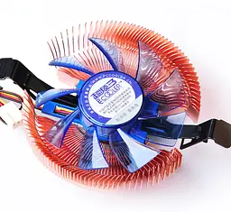 Процесорний кулер Pccooler Firebird SPA-801 для Intel LGA 115X/775, AMD AM2, 3-контактний, 2500±10 об/хв