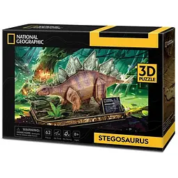 Пазл Cubic Fun 3D National Geographic Dino Стегозавр (DS1054h)