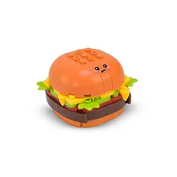Конструктор дитячий Bambi Western fast food: Hamburger 1024A-1, пластик, 93 деталі - мініатюра 2