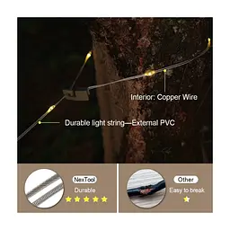 Ліхтар NexTool Milky Way, біла (10 метрів) (NE20288) - мініатюра 5
