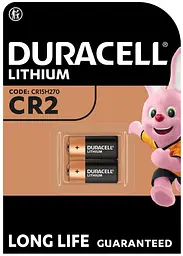 Літієва батарея Duracell High Power CR2 3V (CR15H270), 2 шт (6409612)