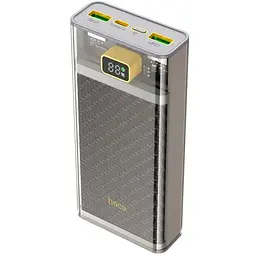 Зовнішній акумулятор HOCO J103A Discovery edition 22.5W fully compatible power bank(20000mAh) Gray (6931474788948)