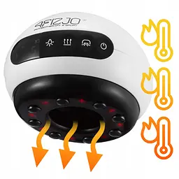 Масажна вакуумна банка 4FIZJO акумуляторна з ІЧ прогріванням 4FJ0516 White (P-5907739318688) - мініатюра 14
