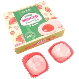 Японські моті Bamboo House Fruit Mochi Strawberry Полуниця 140г - мініатюра 3