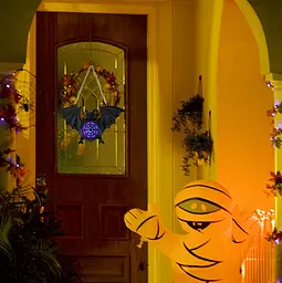 Декор підвісний Хеллоуїн "Летюча миша" 3D 17*9 см LED, IDEA12-HOL31 - мініатюра 10