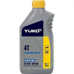 Олива моторна Yuko Master Synt 4T 10-30 API SL/CF 1 л (21346)