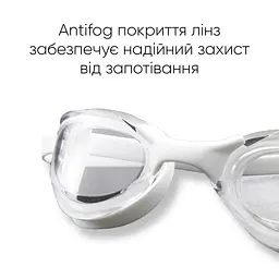Окуляри для плавання Renvo Sanaga Pro Уні Anti-fog Білий OSFM (2SG400-03) - мініатюра 3