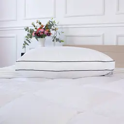 Подушка пухова трикамерна MirSon Delicate Lux №2771 пружна 50х70 см біла (2200005194171) - мініатюра 4