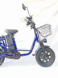 Електровелосипед двомісний Minako Monster (2000W 60V 36Ah) + Гальма гідравліка Синій - мініатюра 2